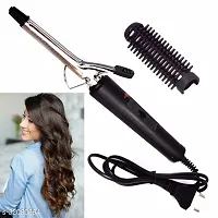Hair Curler and straightener Hair Curling Iron Rod Electric 471 B Hair Curler Iron for Women Black-thumb3