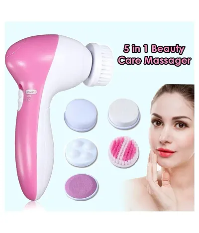 SHREEJIIH 5-In-1 Facial Massager For Smoothing Body Face Beauty Care And Eelectric Facial Massager, Color May Vary