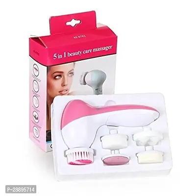 New Battery Powered 5-In-1 Smoothing Body Face Beauty Care Facial Massager, White-thumb2