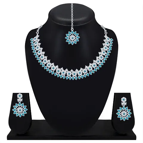 Trendy Alloy Necklace Set