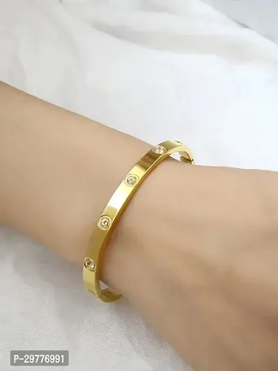 gold stylish Steel Bracelet-thumb2