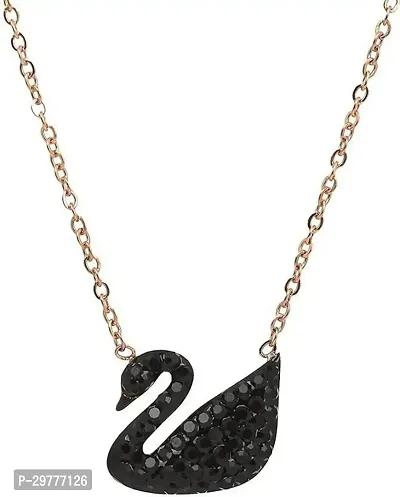 Swan Pendant Necklace Gold-plated Alloy Pendant-thumb2