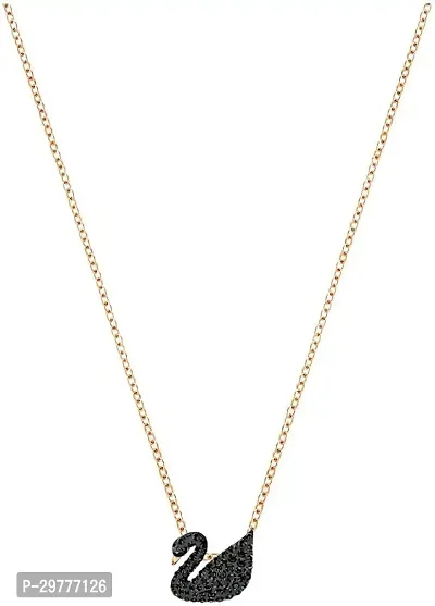 Swan Pendant Necklace Gold-plated Alloy Pendant-thumb3