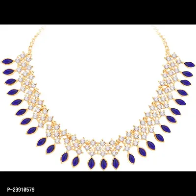 Crystals AD Diamond Jewellery Necklace Set for Women-thumb3