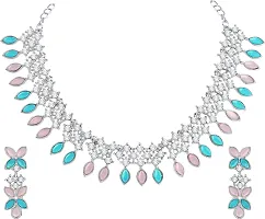 Crystals Alloy Necklace Set for Women-thumb1