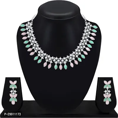 Crystals Alloy  Necklace Set for Women-thumb0