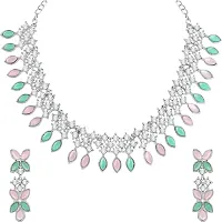 Crystals Alloy  Necklace Set for Women-thumb1