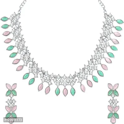 Crystals Alloy  Necklace Set for Women-thumb2