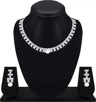 Crystal Diamond Jewelry Set for Women