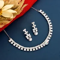 Rose Gold Crystal Diamond Jewelry Set for Women-thumb2