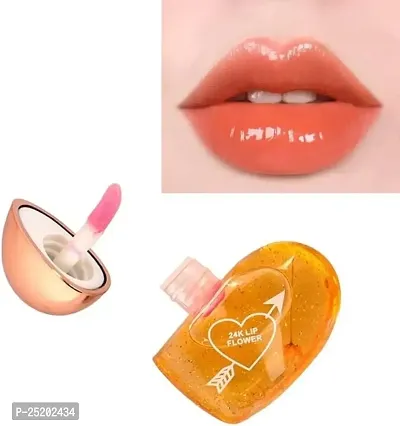 HMG Makeup Lip Glow Oil Moisture Lip Gloss Waterproof Long Lasting for Girls and Women-thumb2