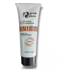 HMG 3 in 1 Foundation With Concealer And Blender Puff.-thumb1