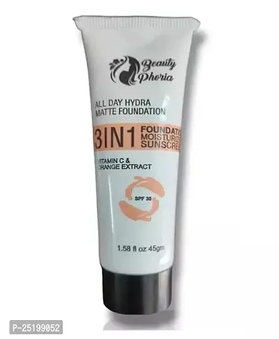 HMG 3 in 1 Foundation With Concealer And Blender Puff.-thumb2