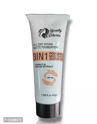 HMG 3 in 1 Foundation With Concealer And Blender Puff.