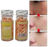 HMG Vitamin E Facial | Glowing | Soft Smooth | Nourishment  Brightening SKin (Capsule -120 | 60 ml)-thumb1