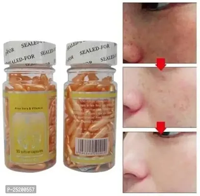 HMG Vitamin E Facial | Glowing | Soft Smooth | Nourishment  Brightening SKin (Capsule -120 | 60 ml)-thumb2