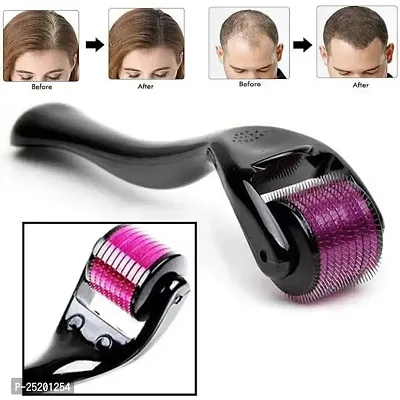 HMG Darma Roller 0.5mm Derma Roller Beard Activator  Hair Regrowth Micro Neeling System-thumb3