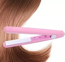 Combo Of Hair Dryer with Foldable Handle and Mini Hair Straightener Travel Friendly Personal Care Appliance.-thumb1