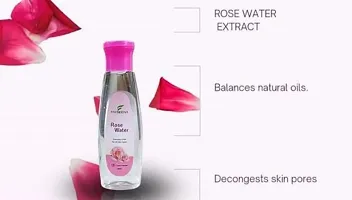 HMG Rose Water for Face Toner Skin Makeup Remover All Skin Types Women Men Free from Artificial Fragrance Alcohol (Pack of 2)-thumb2