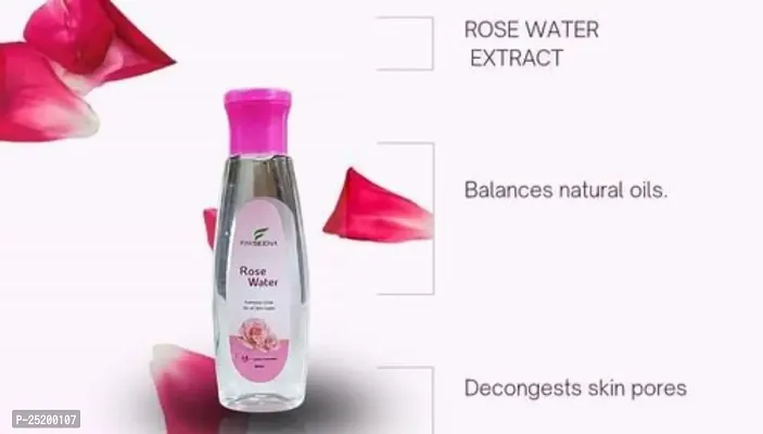 HMG Rose Water for Face Toner Skin Makeup Remover All Skin Types Women Men Free from Artificial Fragrance Alcohol (Pack of 2)-thumb3