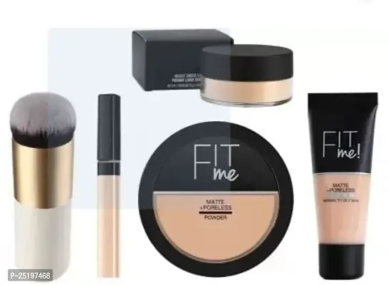 PANKAJ ENTERPRISES KIT FIT ME MATTE+PORELESS LIQUID TUBE FOUNDATION. FIT ME PRESSED POWDER COMPACT PROFESSIONAL LIQUID CONCEALER. FACE MAKEUP, LIGHT-MOYEN, MAKEUP COSMETIC FACE POWDER,-thumb3