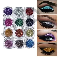 HMG 24 Color Eyeshadow Glitter with 1 Eye Glitter Glue-thumb1