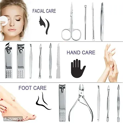 Beauty Pedicure Kits - Callus Remover for Feet, 23 in 1 Professional Manicure Set Pedicure Tools Stainless Steel Foot Care, Foot File Foot Rasp Dead Skin for Women Men Home Foot Spa Kit, Blue-thumb5