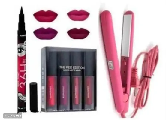 HMG hear statnar and eyer lenar 36h 4 lipstick Makeup Combo