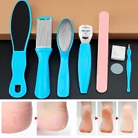 Beauty Pedicure Kits - Callus Remover for Feet, 23 in 1 Professional Manicure Set Pedicure Tools Stainless Steel Foot Care, Foot File Foot Rasp Dead Skin for Women Men Home Foot Spa Kit, Blue-thumb1