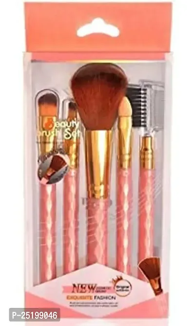 Professional Make-Up Brush Set Pack of 5 (HR-391-Purple)