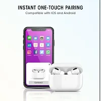 Conie Air-Buds Pro (Generation 2) Wireless Charging Case, Ear Tips, Charging Cable (White)-thumb1