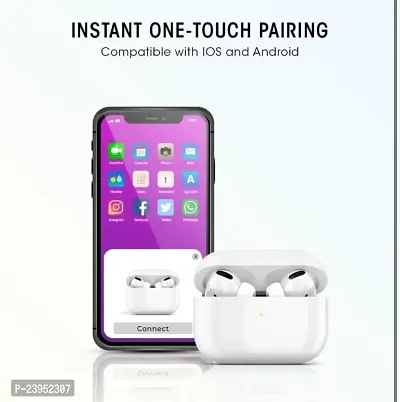 Conie Air-Buds Pro (Generation 2) Wireless Charging Case, Ear Tips, Charging Cable (White)-thumb2