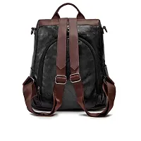 Craftwood Backpack Purse for Women Satchel Handbags Large Capacity Travel Vintage PU Leather Shoulder Bag For Office College-thumb1