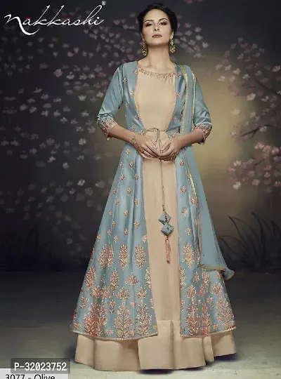 Blend Stitched Anarkali Gown