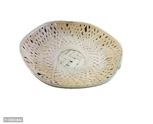 Classic Bamboo Hand Made Multipurpose Baskets , Tokri For Home Decor Gifting Dinning Fruit Basket