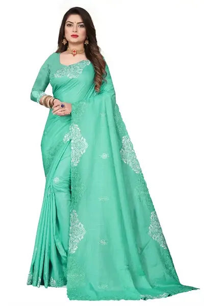 Beautiful Silk Blend Saree For Women