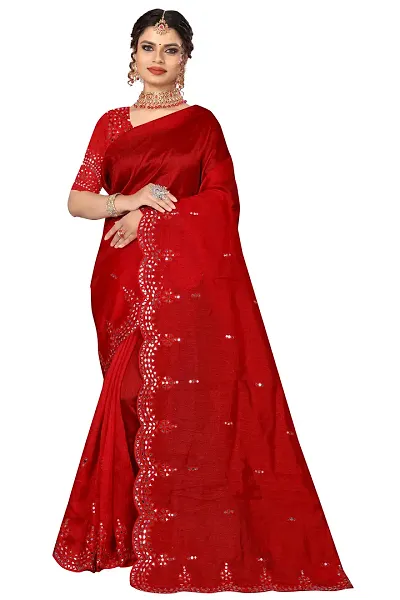 Must Have Organza Saree with Blouse piece 