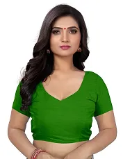 Stylish Green Art Silk Saree With Blouse Piece For Women-thumb3