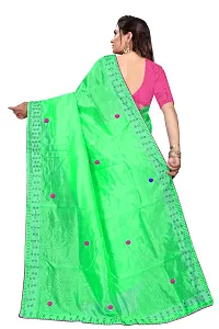 Stylish Light Green Zoya Silk Saree With Blouse Piece For Women-thumb2