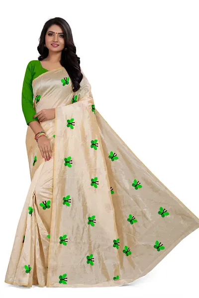 Stylish Art Silk Saree With Blouse Piece For Women