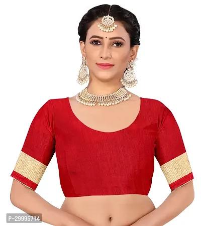 Stylish Maroon Georgette Saree With Blouse Piece For Women-thumb4