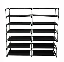 Konline 12 Shalves Shoe Cabinet | Shoe Rack (Brown)-thumb4