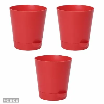 Best Quality Plastic Pots for Outdoor and Indoor Plants Pack of 3-thumb0