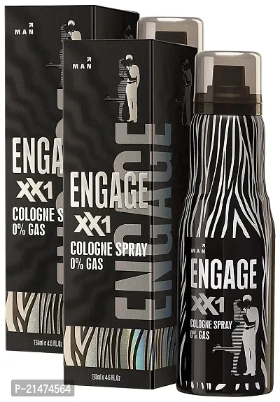 Engage XX1 Cologne No Gas Perfume for Men, Citrus and Spicy, Skin Friendly, 135ml