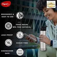 Copperika Prime Stainless Steel Water Bottle (1 Litre - Pack of 6) for Home, Office , Kids, School, Travel, Gym  Yoga-thumb3
