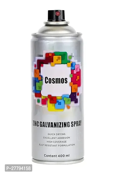 Cosmos Zinc Galvanizing Spray Paint 400 ml (Pack of 2)-thumb3