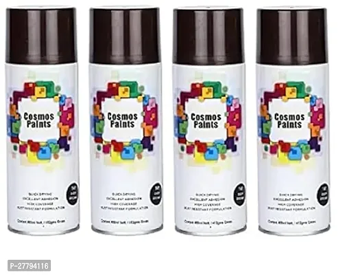 Cosmos Paints Deep Brown Spray Paint 1600 ml (Pack of 4)