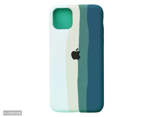 Premium Look Iphone 11 Anti Dust Back Cover Comes With Combination Of White And Blue ,Ultra Protection Case With Edge Cutting Design