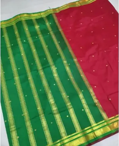 New In Art Silk Saree with Blouse piece