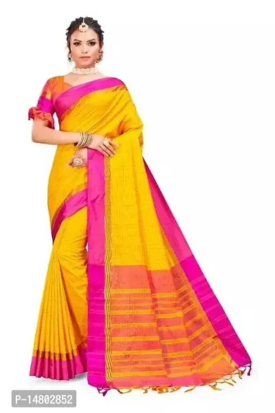 Stylish Fancy Art Silk Saree With Blouse Piece For Women-thumb0